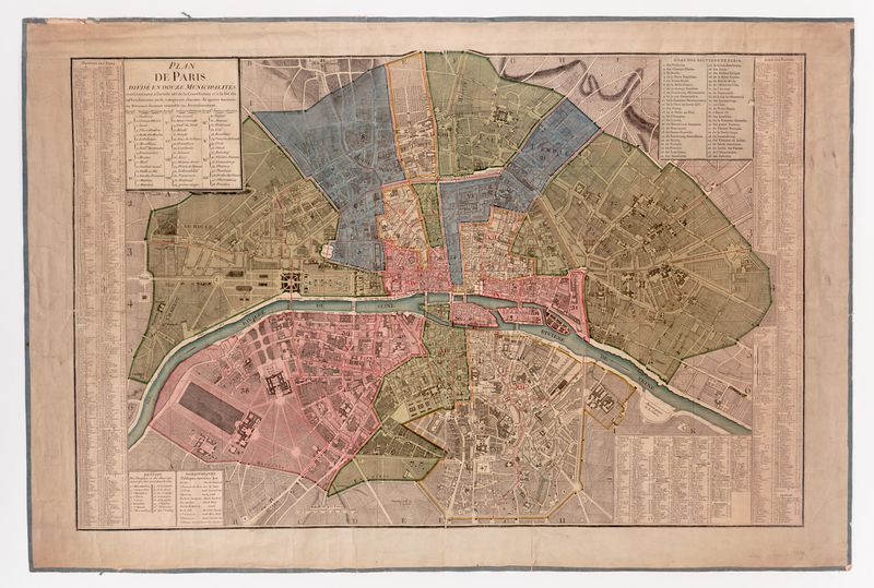 Fichier:Plan de Paris (1796) sections arrondissements.jpg
