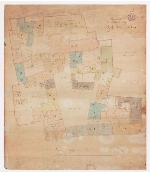 Fichier:1810 Plan cadastral de Paris. Etablissement de St-Jean-de-Latran. N-III-Seine-1415.jpg