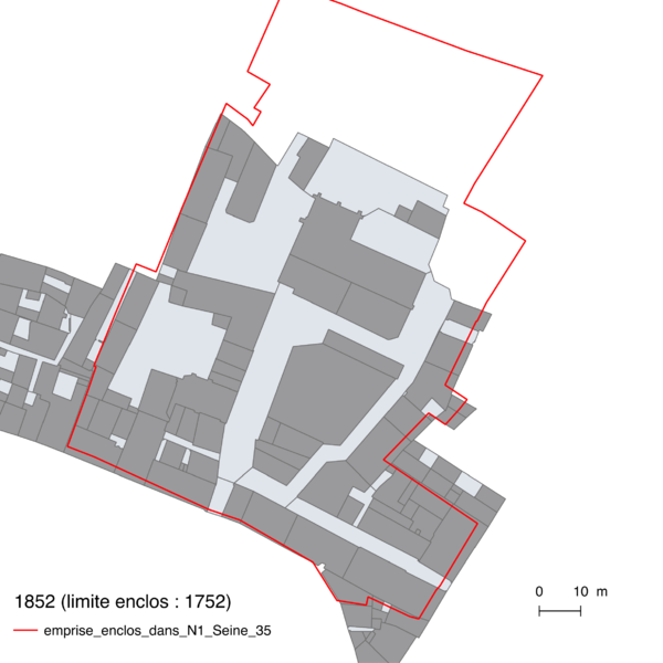 Fichier:1852 Expropriation (et limite enclos 1752).png