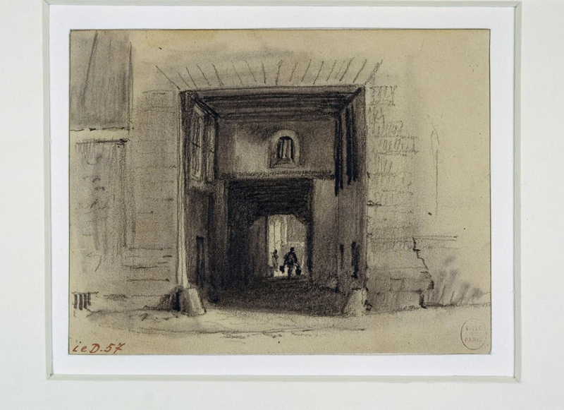 Fichier:1854 Auguste-Sébastien Bénard passage Saint Jean de Latran.png