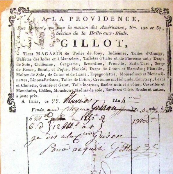 Fichier:138-Gillot-AlaProvidence-facture 1796-02-14-AD756AZ.jpg